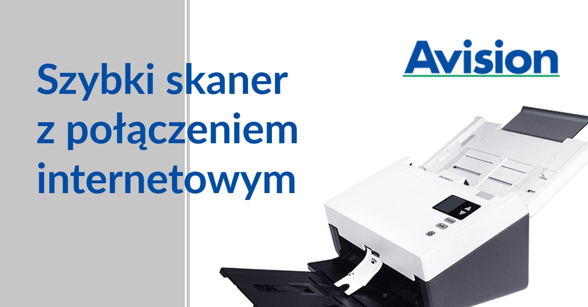 Avision nasi dostawcy szybki skaner z połączeniem internetowym