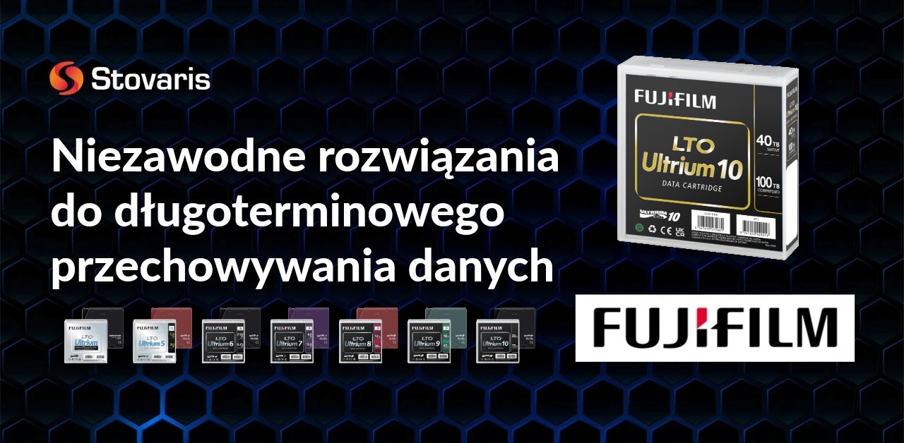 123 Fujifilm niezawodne rozwiązania taśmy LTO 10 w Stovaris