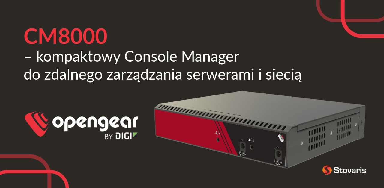 CM8000 - kompaktowy Console Manager do zdalnego zarządzania serwerami i siecią