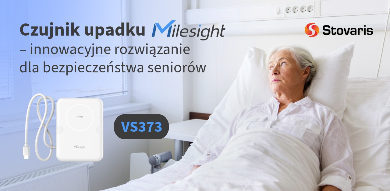 Czujnik upadku Milesight - innowacyjne rozwiązanie dla bezpieczeństwa seniorów Okładka