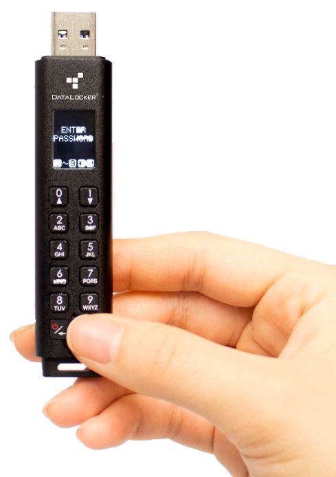 DataLocker - Sentry K300 in hand