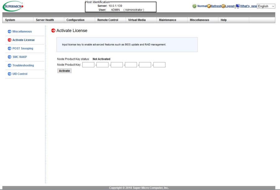 Supermicro Uid Button Supermicro - How to upload licenses ? | Value-added reseller Stovaris