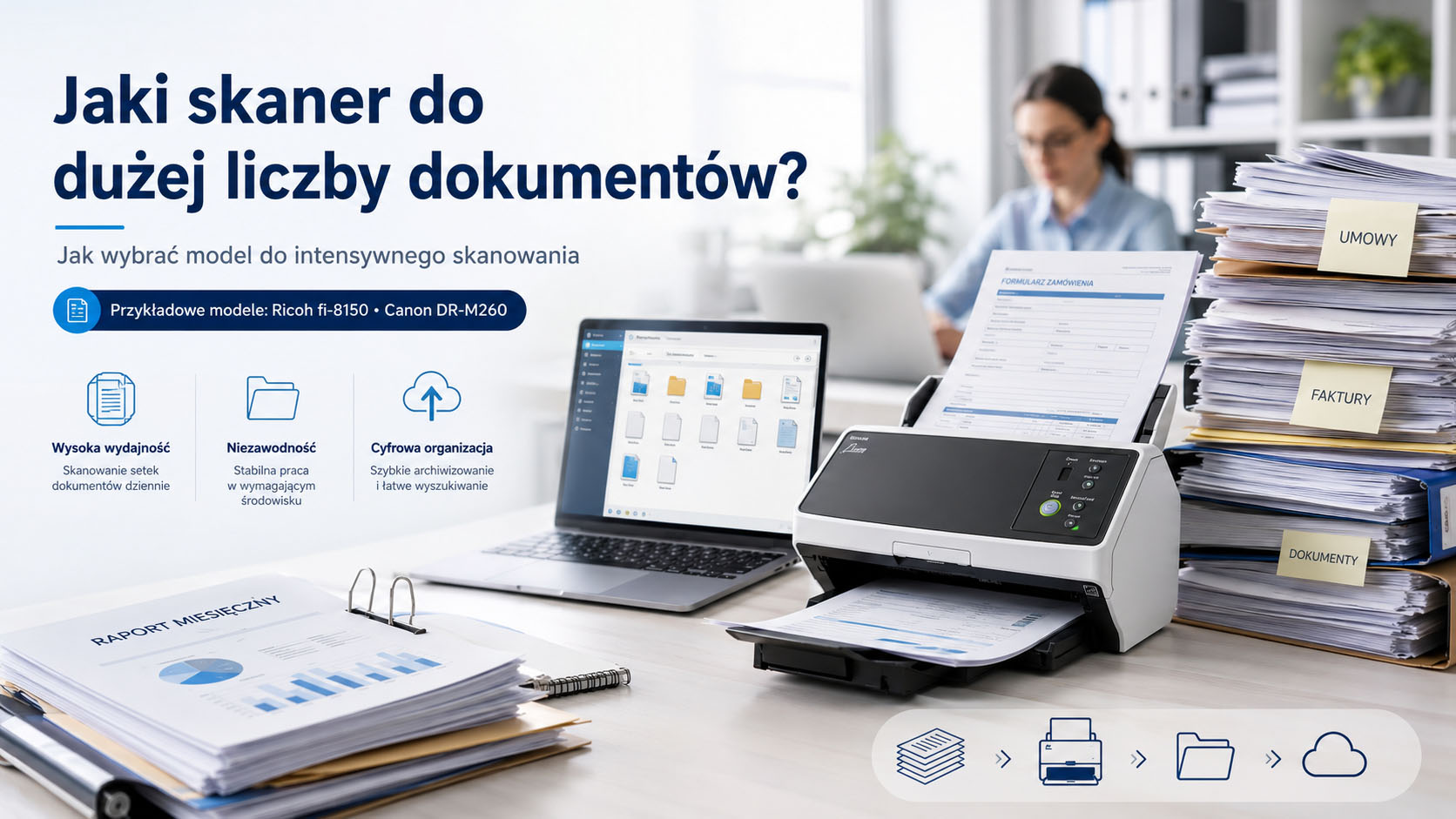 Jaki skaner wybrać do dużej liczby dokumentów