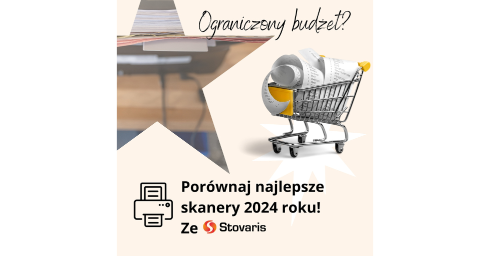 Skaner dokumentów tani, płaski, ADF